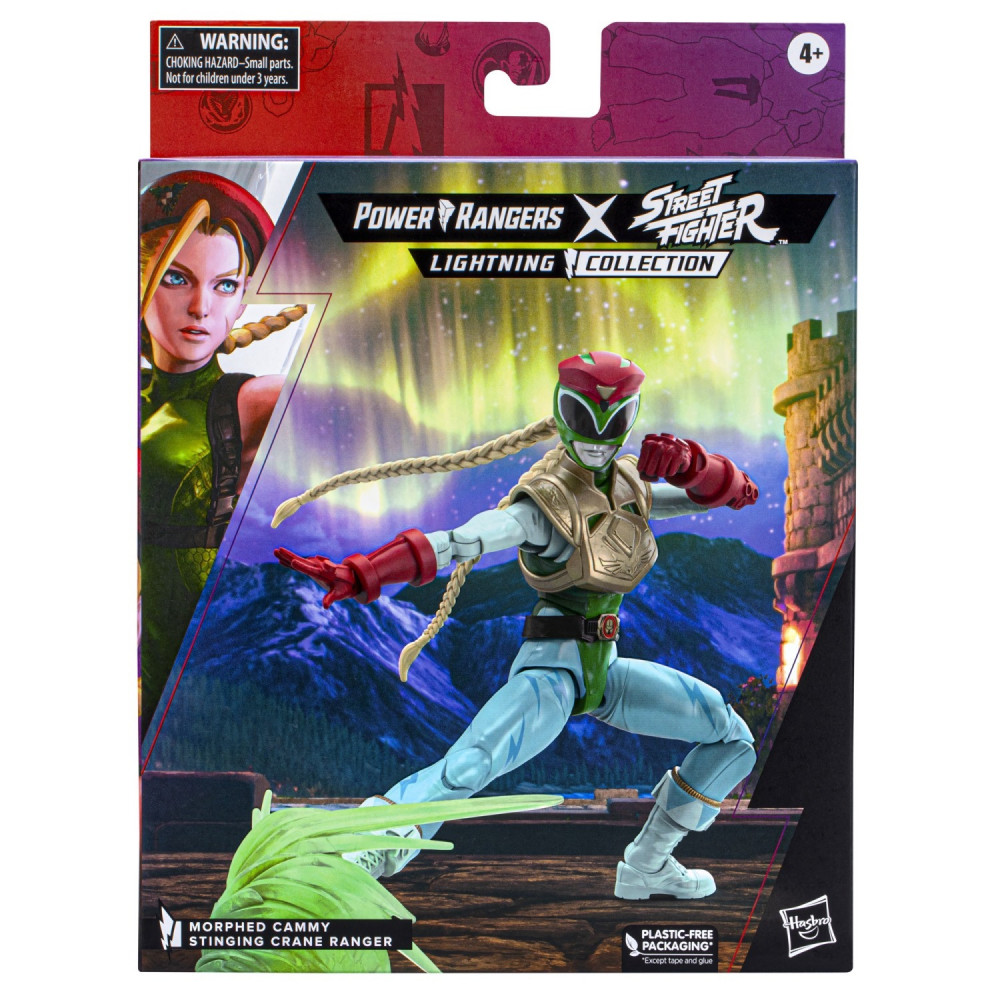 Figura Transformada de Cammy Power Rangers Street Fighter