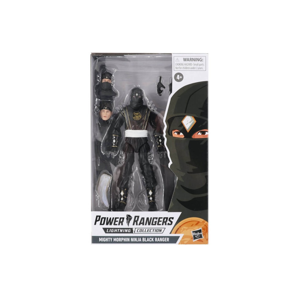 Power Rangers Ninjetti Ranger Preto Figura