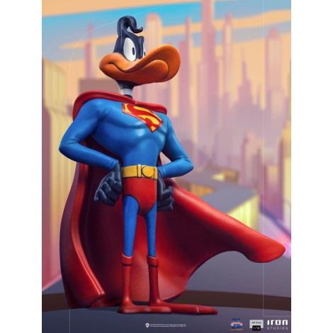 Figura à escala de arte Space Jam 2 Daffy Duck Superman