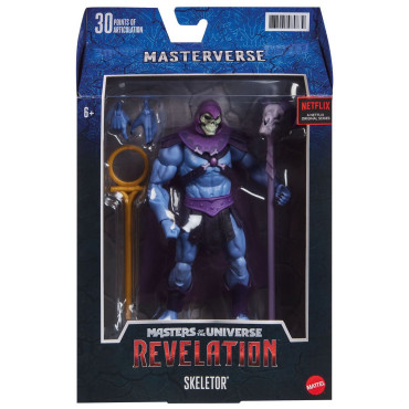 Figura de Skeletor Revelação dos Mestres do Universo