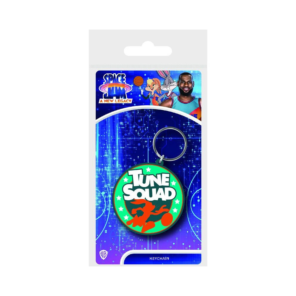 Chaveiro de borracha Space Jam 2 Tune Squad Emblem