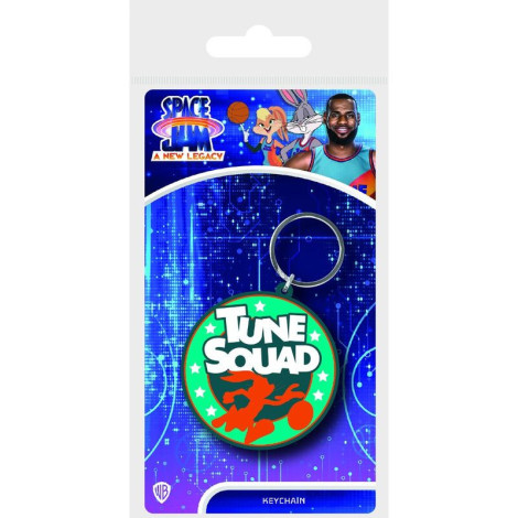 Chaveiro de borracha Space Jam 2 Tune Squad Emblem